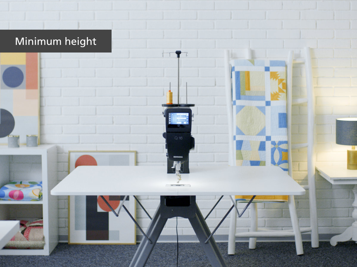 Bernina Q16 Sitdown Quilter With Foldable Table Floor Model